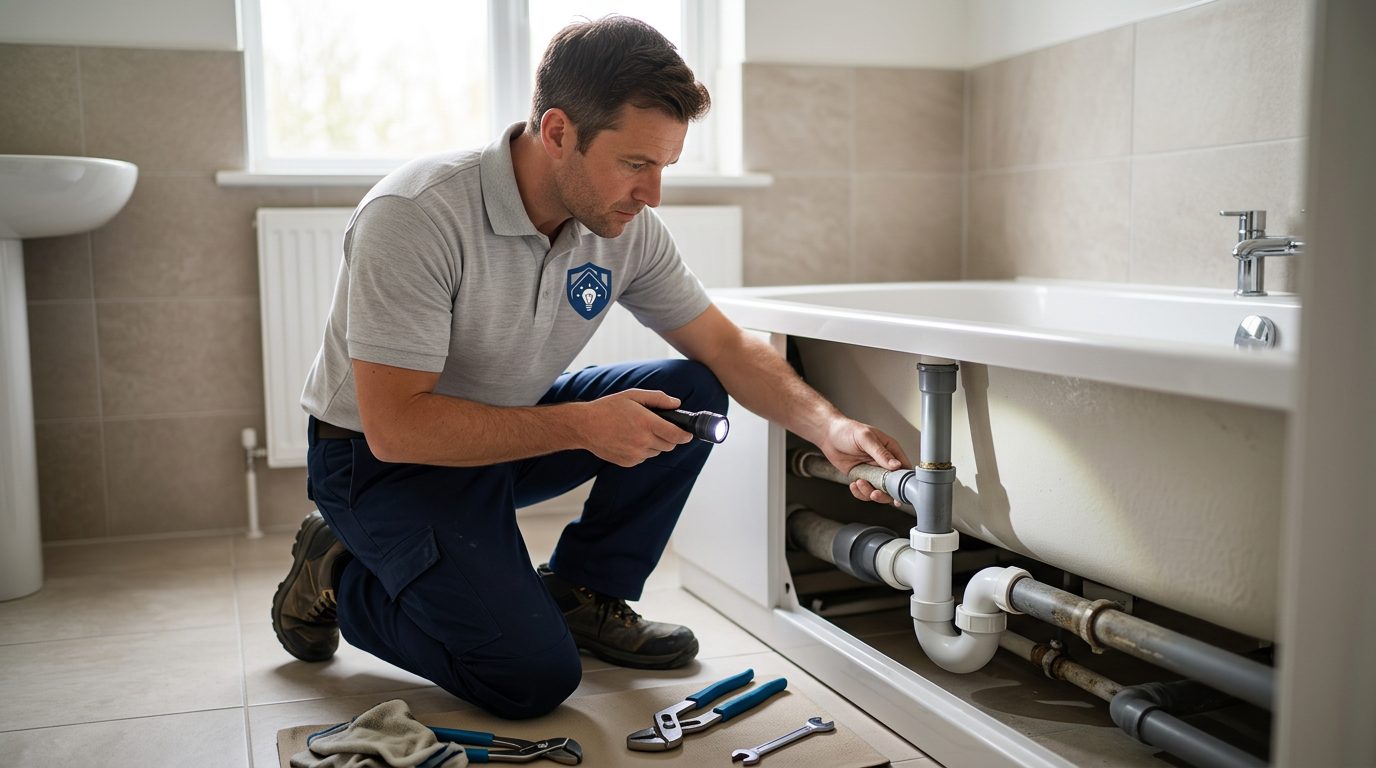 Bath Waste Leak Repair