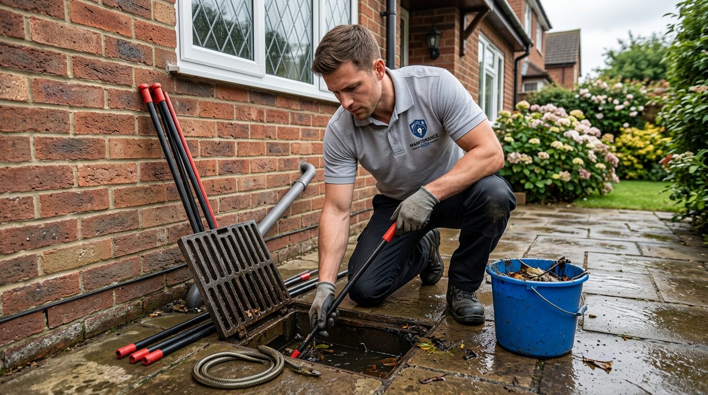 Blocked Gully Drain Clearance