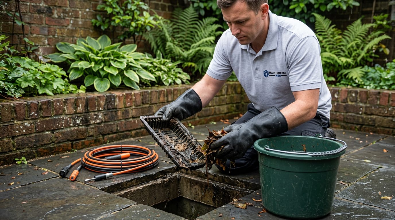 Blocked Outdoor Drain Clearance