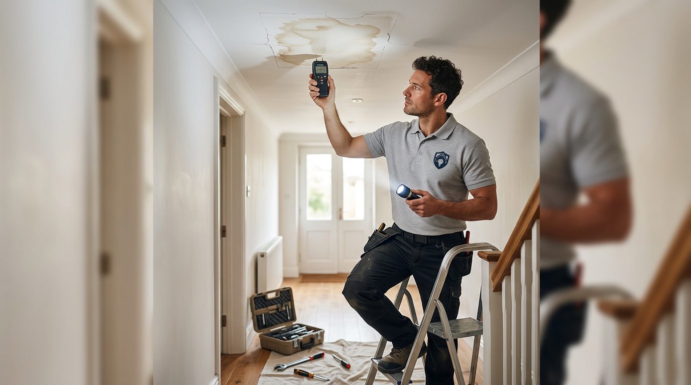 Ceiling Water Leak Repair