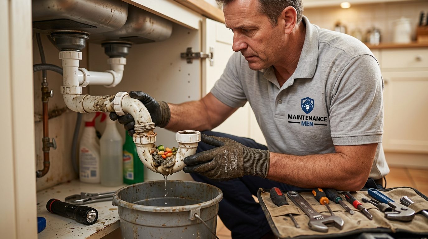 Food Waste Drain Blockage
