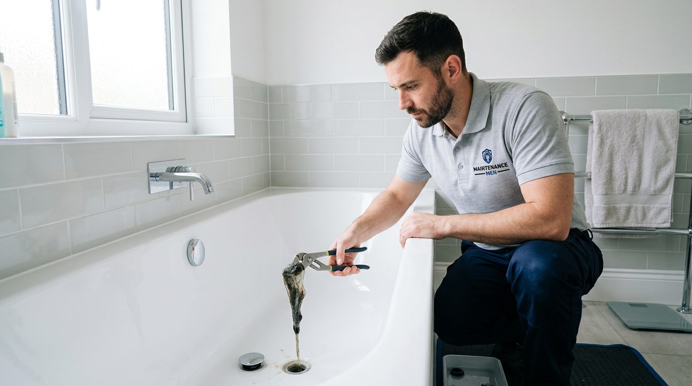 Slow Draining Bath Fix