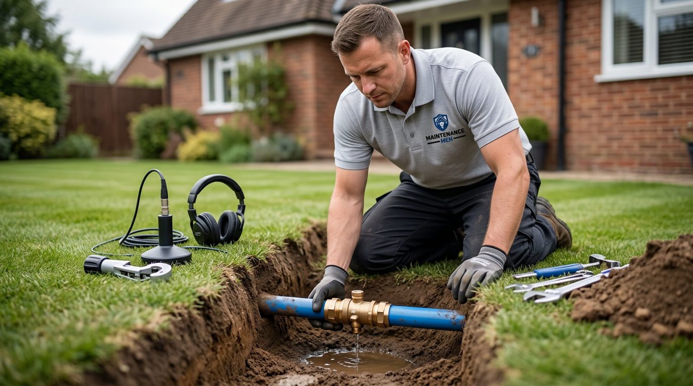 Underground Pipe Leak Repair